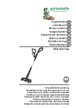 Gartenteile EFB 4010 Set Translation Of The Original Instructions For Use preview