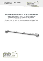 Preview for 1 page of Gartentorschliesser.com GTS 120 Mounting Instruction