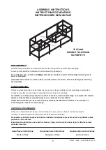 Предварительный просмотр 1 страницы Garth TV0630 Assembly Instructions Manual