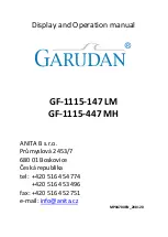 Preview for 29 page of Garudan GF-1115-147 LM User Manual