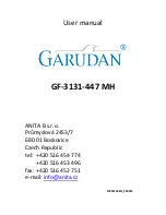 Garudan GF-3131-447 MH User Manual preview