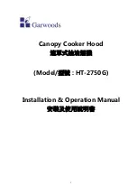 Preview for 1 page of Garwoods HT-2750G Installation & Operation Manual