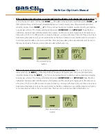 Preview for 12 page of Gas Clip Technologies Multi Gas Clip Infrared User Manual