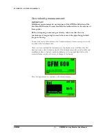 Предварительный просмотр 8 страницы Gas Data GFM600 User Manual