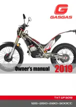 GAS GAS 125 TXT GP 2019 Owner'S Manual preview