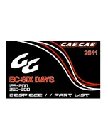 Preview for 1 page of GAS GAS EC-SIX DAYS - PART LIST 2011 Parts List