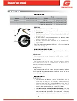 Preview for 68 page of GAS GAS EC250E 2012 Owner'S Manual