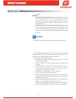 Preview for 69 page of GAS GAS EC250E 2012 Owner'S Manual