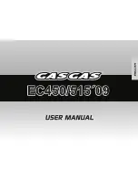 Preview for 1 page of GAS GAS EC450 2009 User Manual