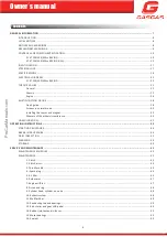 Preview for 3 page of GAS GAS ENDURO 4T EC 2014 Owner'S Manual