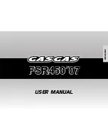 Preview for 1 page of GAS GAS FSR 450 - 2007 User Manual