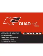 GAS GAS K2 QUAD 110 User Manual preview