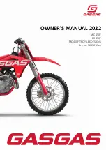 GAS GAS MC 450F 2022 Owner'S Manual preview