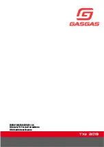 Preview for 44 page of GAS GAS TXe 2019 Owner'S Manual