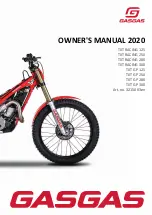 GAS GAS TXT Racing 125 2020 Owner'S Manual preview