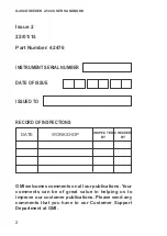 Preview for 2 page of Gas Measurement Instruments Gascoseeker 2-500 User Handbook Manual