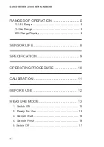 Preview for 8 page of Gas Measurement Instruments Gascoseeker 2-500 User Handbook Manual