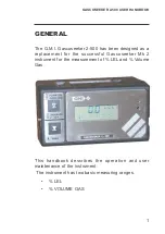 Preview for 13 page of Gas Measurement Instruments Gascoseeker 2-500 User Handbook Manual