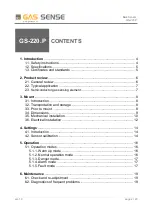 Preview for 2 page of Gas Sense GS-220.P Manual