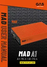 GAS MAD A1 User Manual preview