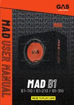 GAS MAD B1 Manual preview