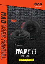 GAS MAD Series User Manual preview