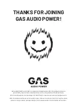 Preview for 14 page of GAS MAD Series User Manual