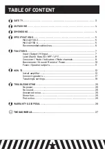 Preview for 3 page of GAS MAX A2 User Manual