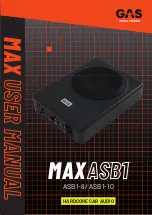 GAS MAX ASB1 User Manual preview