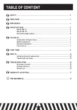 Preview for 3 page of GAS MAX ASB1 User Manual