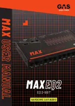 GAS MAX EQ2 User Manual preview