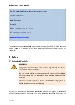 Preview for 10 page of GAS N2-Generator User Manual