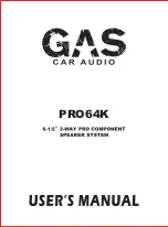 GAS PRO64K User Manual предпросмотр