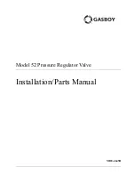 Preview for 1 page of Gasboy 52 Installation & Parts Manual