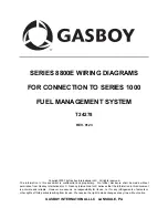 Preview for 1 page of Gasboy 8800E Series Manual
