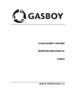 Preview for 1 page of Gasboy C08951 Maintenance Manual
