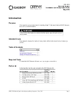 Preview for 1 page of Gasboy Orpak M09680B136 Installation And Setting Instructions Manual