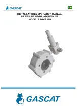 Preview for 1 page of Gascat ARGOS WA Installation & Operation Manual