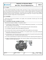 Предварительный просмотр 16 страницы Gascat BRISE PLUS Installation & Operation Manual