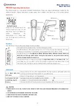 Preview for 2 page of GASDNA PIR-550 Operating Instructions