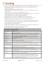 Preview for 3 page of GasDog GD400 Series User Manual