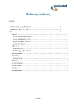 Preview for 3 page of gaskatel FlexCell PTFE User Manual