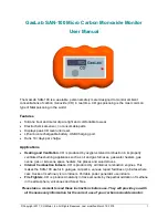 GasLab SAN-100 User Manual предпросмотр