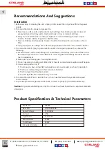 Preview for 2 page of GASLAND chef BI30SP Instructions For Installation And Use Manual