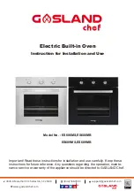 Preview for 1 page of GASLAND chef ES606MB Instructions For Installation And Use Manual