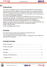 Preview for 2 page of GASLAND chef ES606MB Instructions For Installation And Use Manual