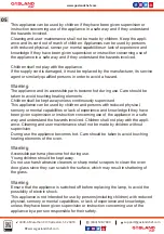 Preview for 6 page of GASLAND chef ES606MB Instructions For Installation And Use Manual