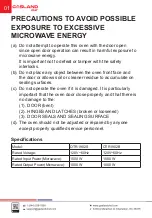 Preview for 2 page of GASLAND chef OTR1902B Installation Instructions Manual