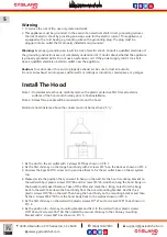 Preview for 6 page of GASLAND chef PR30BP Instructions For Installation And Use Manual