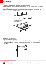 Предварительный просмотр 16 страницы GASLAND chef Pro CH1212BS Installation Instruction